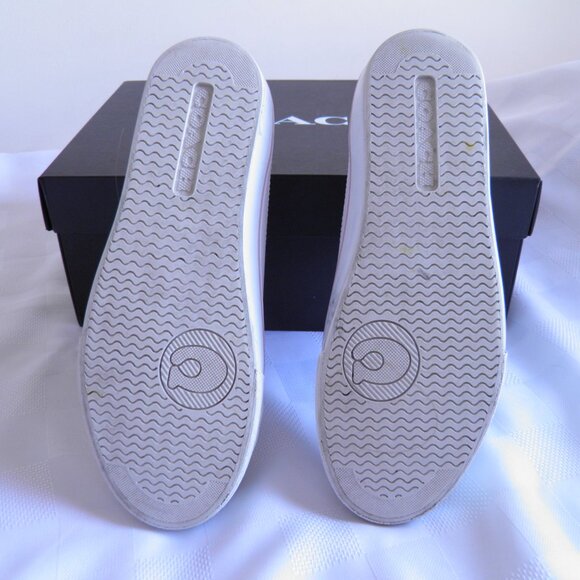 COACH Women’s Citysole Leather Platform Sneakers Size 8.5 (They Run Big) - Picture 6 of 7